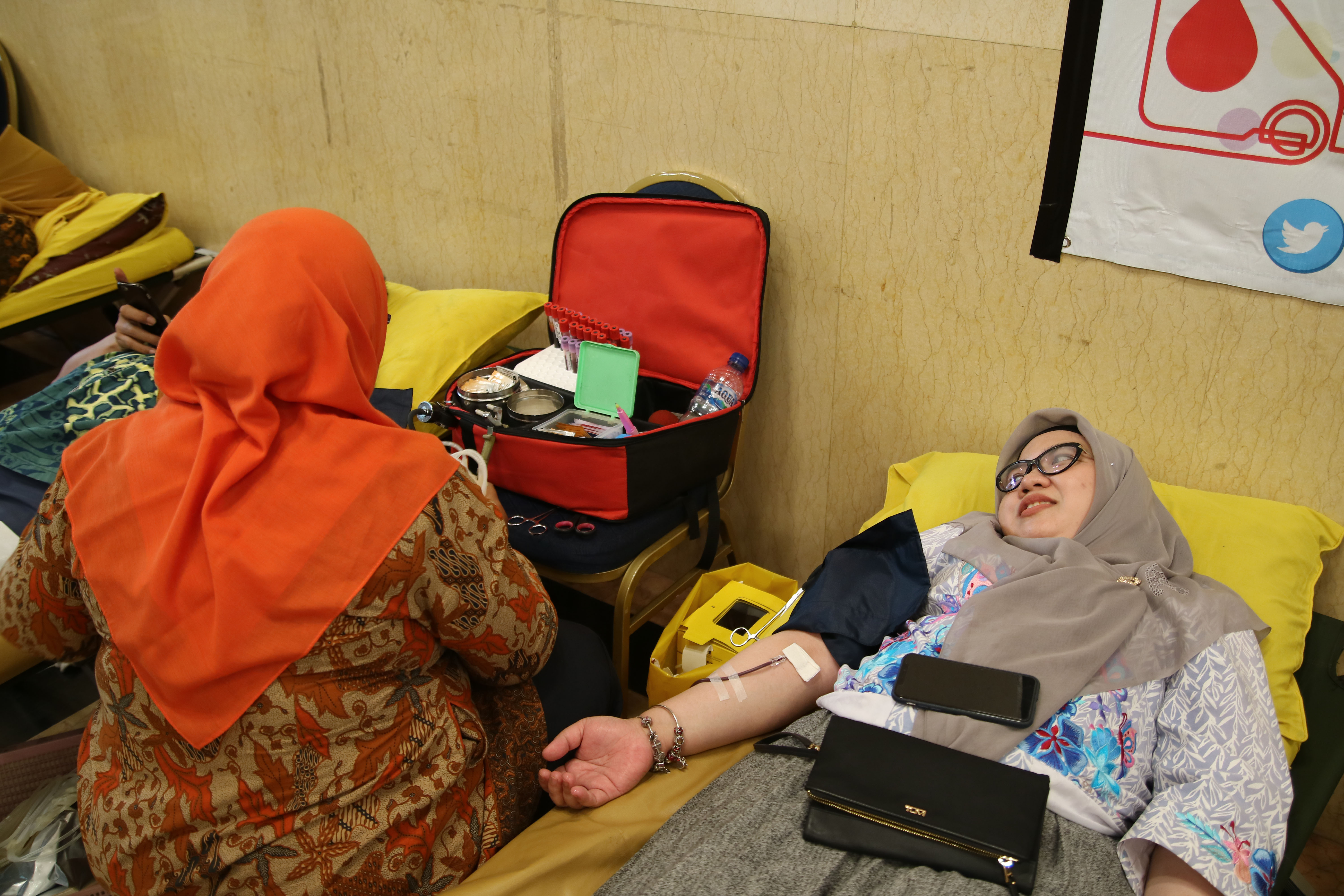 Kegiatan Donor Darah di Lingkungan Balaikota Tahun 2019