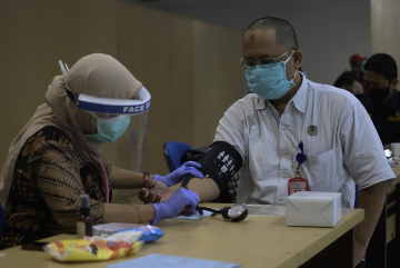 Kegiatan Donor Darah di Lingkungan Kantor Walikota Administrasi Jakarta Utara